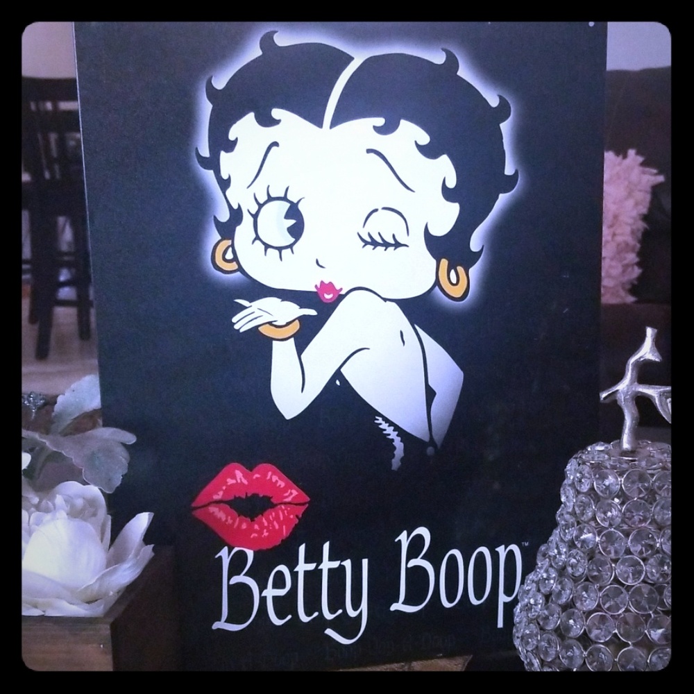 Betty Boop Metal Poster